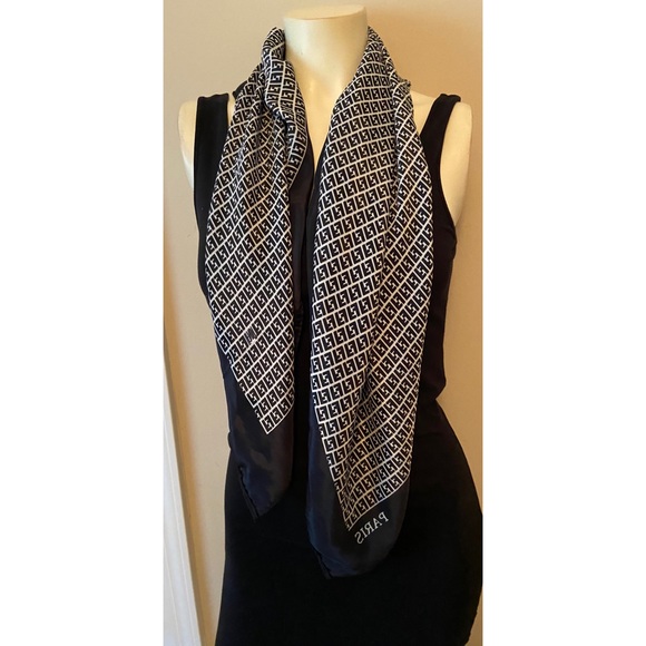 Fendi Accessories - Fendi auth silk vintage scarf